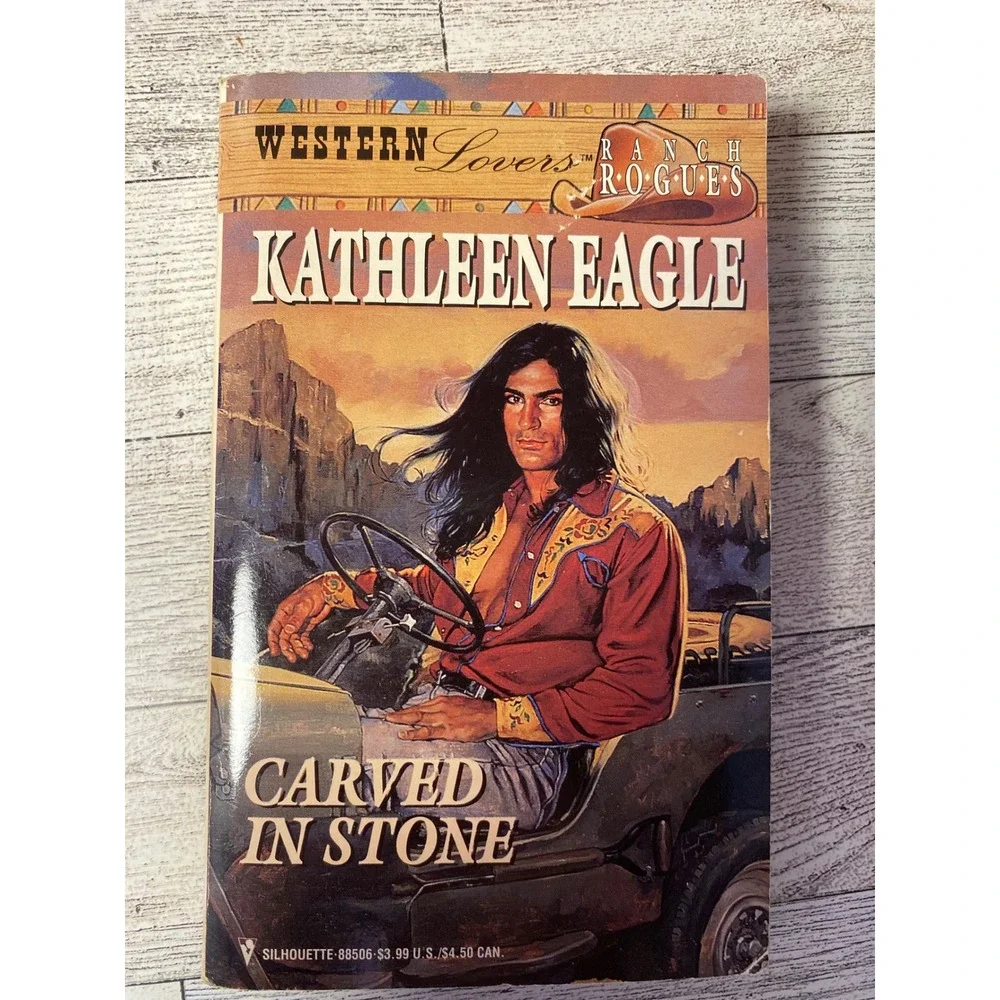 Carved in Stone Western Lovers Ranch Rogues Romance PB Novel Kathleen Eagle 1987